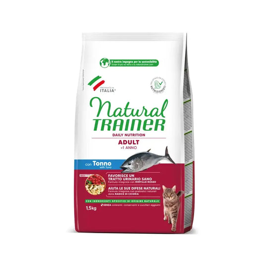 Natural Trainer Feline Adult Atun 1,5Kg, pienso para gatos