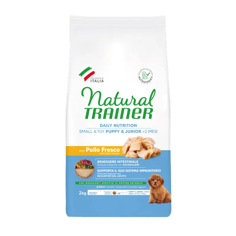 Natural Trainer Pienso Para Perros, Small Y Toy, Con Pollo, Superpremium, 2 kg