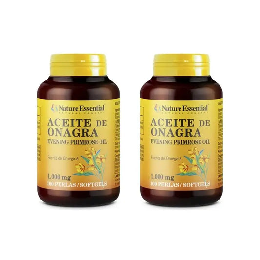 Nature Essential Aceite De Onagra 1000 Mg (10% Gla) , 2X100 Perlas