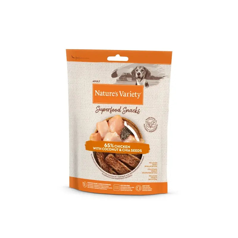 Nature'S Variety Canine Adult Snack Pollo, 8 x 85 g, snack para perros
