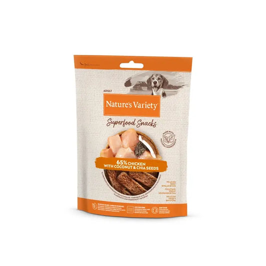 Nature'S Variety Canine Adult Snack Pollo, 8 x 85 g, snack para perros