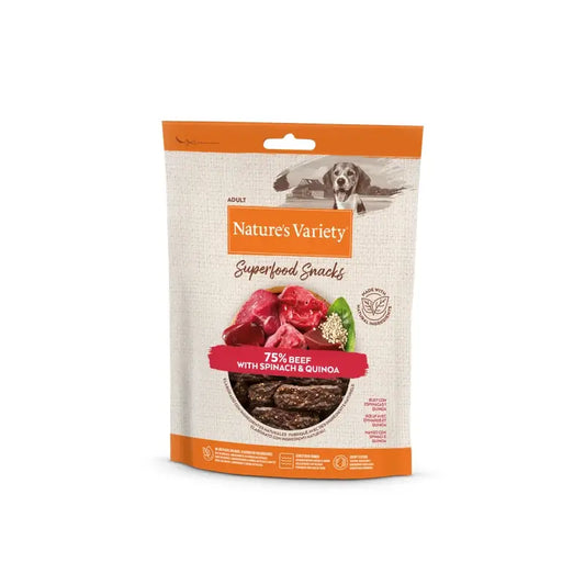 Nature'S Variety Canine Adult Snack Ternera, 8 x 85 g, snack para perros