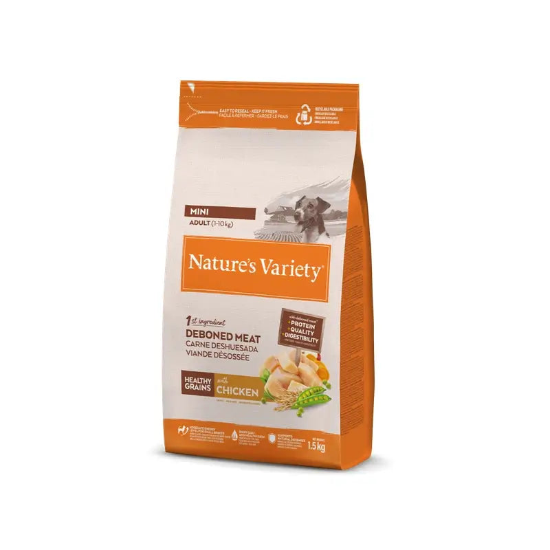 Nature'S Variety Canine Original Adult Mini Pollo 1,5Kg, pienso para perros