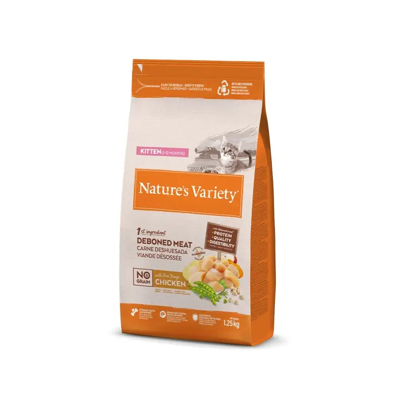 Nature´S Variety Feline Kitten Pollo 1,25Kg.