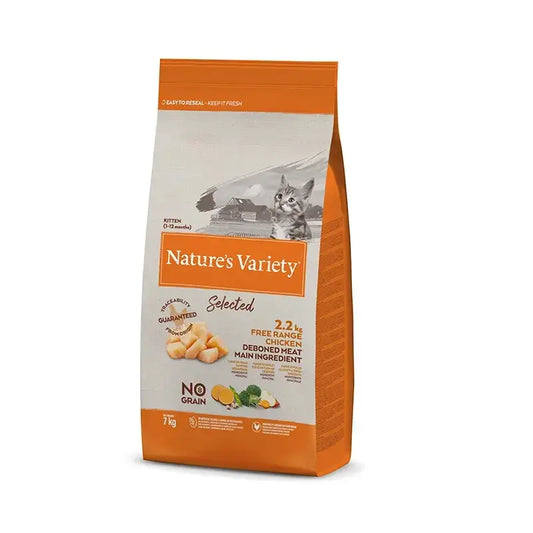 Nature'S Variety Feline Kitten Selected Pollo, 7 kg, pienso para gatos
