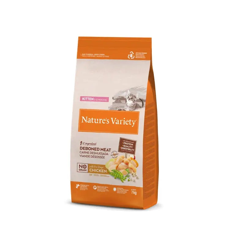 Nature'S Variety Feline Kitten Selected Pollo, 7 kg, pienso para gatos