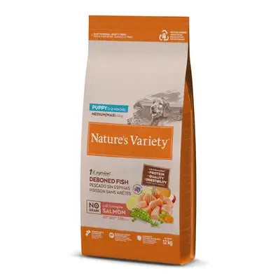 Nature's Variety Cachorros Medium Atlantic Salmon Sin Cereales 12kg