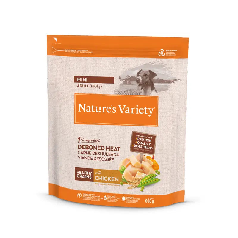Nature'S Variety Pienso Para Perros, Mini Adulto, Con Pollo, Natural, 600 gr