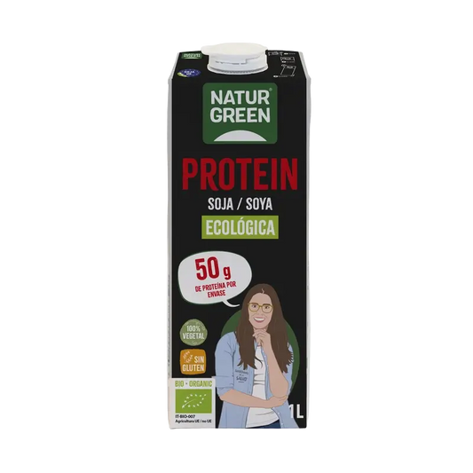 Naturgreen Bebida De Soja Protein Bio, 1L