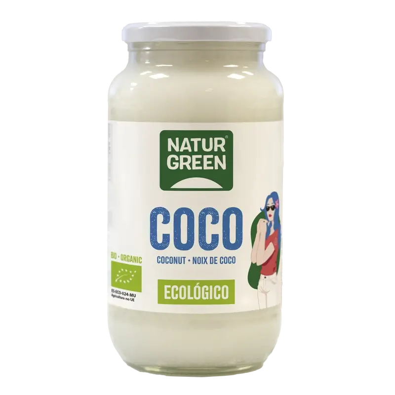 NaturGreen Grasa de Coco Bio 860 ml / 800 g