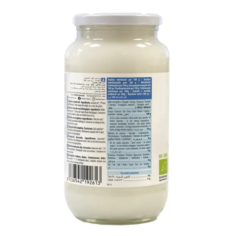 NaturGreen Grasa de Coco Bio 860 ml / 800 g