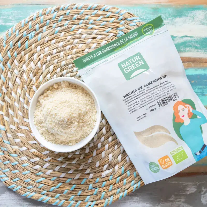 Naturgreen Harina De Almendra Bio, 300 g