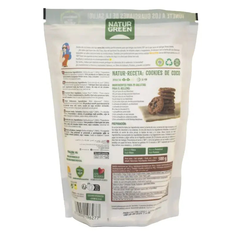 Naturgreen Harina De Coco, 500 g