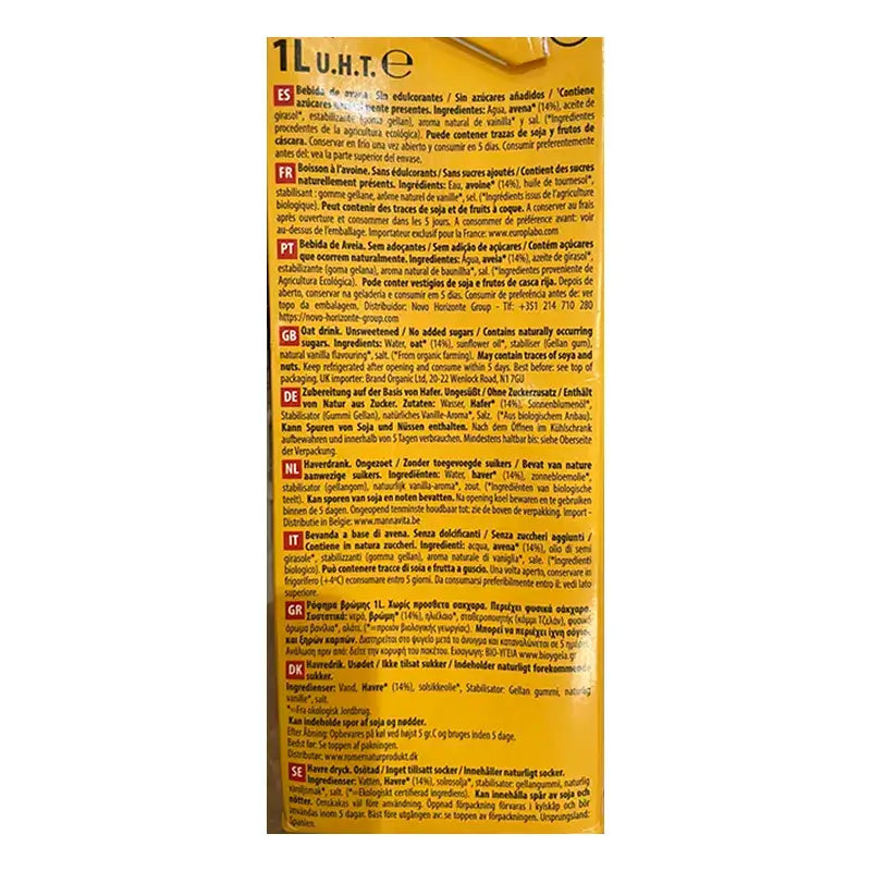 Naturgreen Oat Calcium, 1L