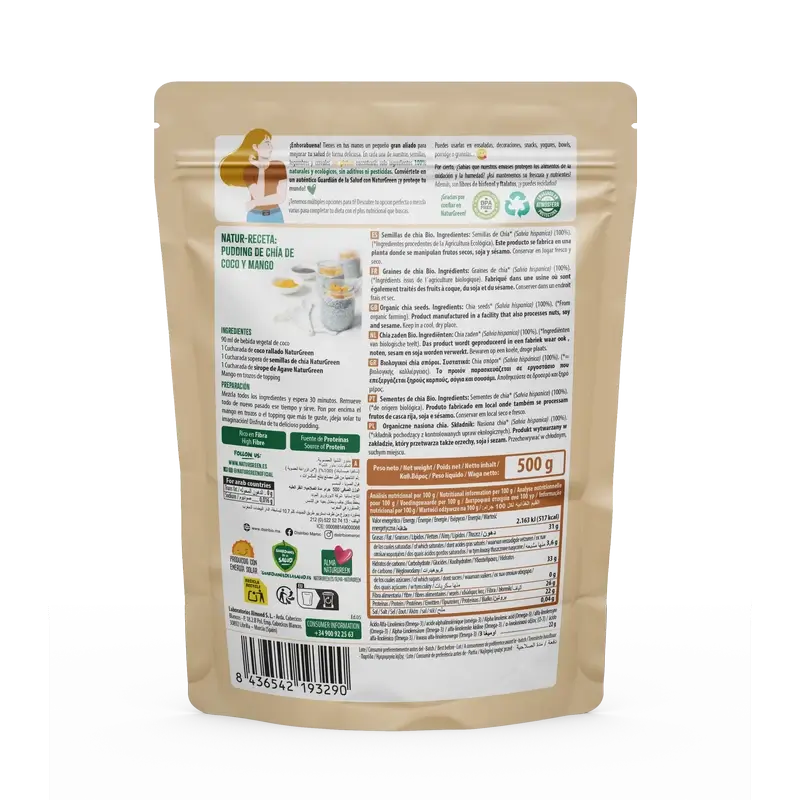 NaturGreen Semilla de Chía 500 g