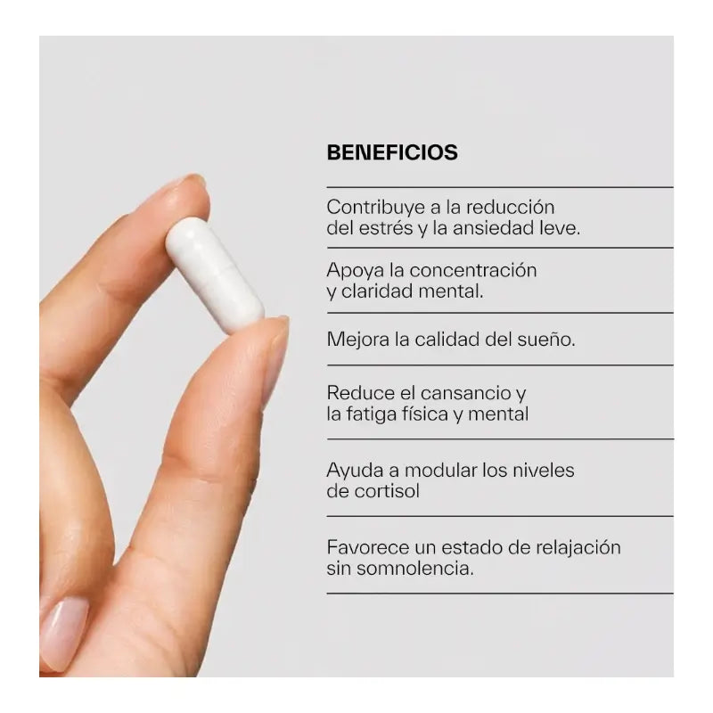Ndl Pro-Health Ashwagandha Ksm-66 Ecológica + L-Teanina, 120 cápsulas
