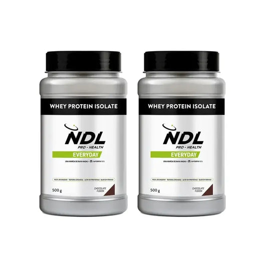 Ndl Pro-Health Whey Protein Isolate – Proteína Isolada, Chocolate Fusion , 2X500 G