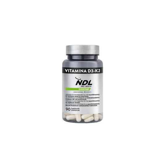 Ndl Pro-Health  Vitamina D3 Y K2, 90 cápsulas