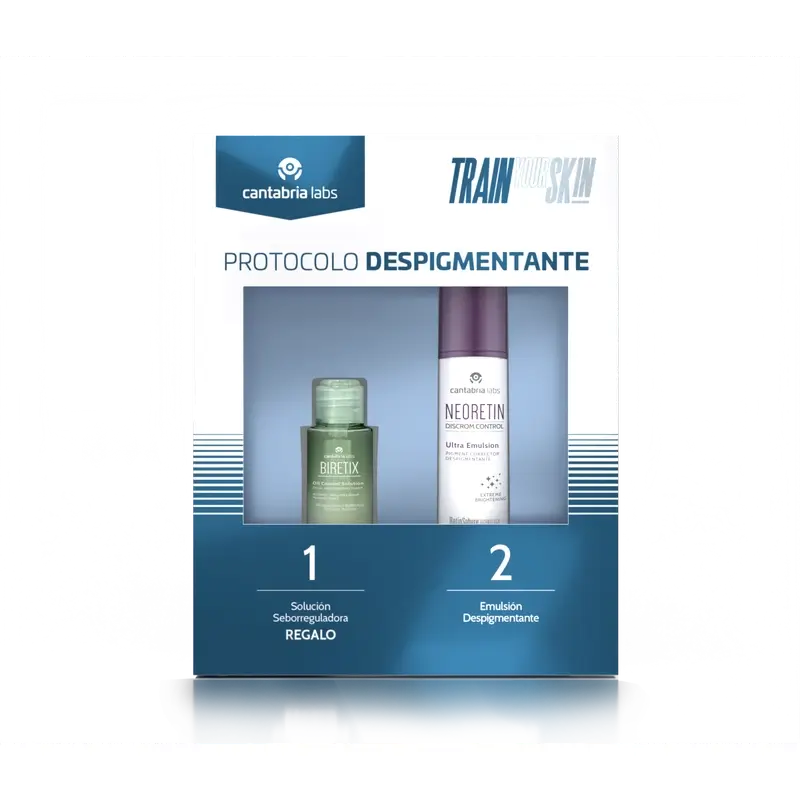 Neoretin Protocolo Despigmentante, Discrom Control Ultra Emulsion, 50Ml + Biretix Oil Control, 30Ml