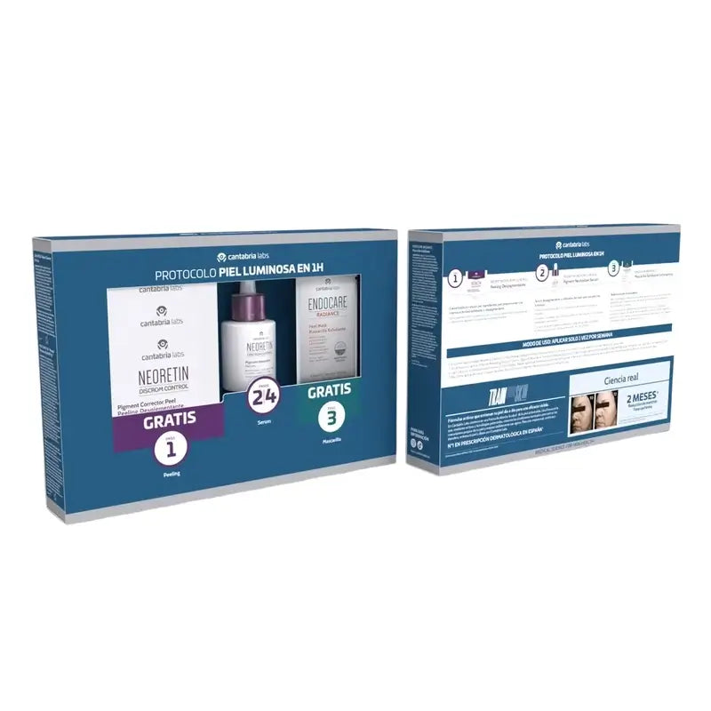 Neoretin Protocolo Piel Luminosa En 1H Pack Dermatológico. 1 Producto De Regalo