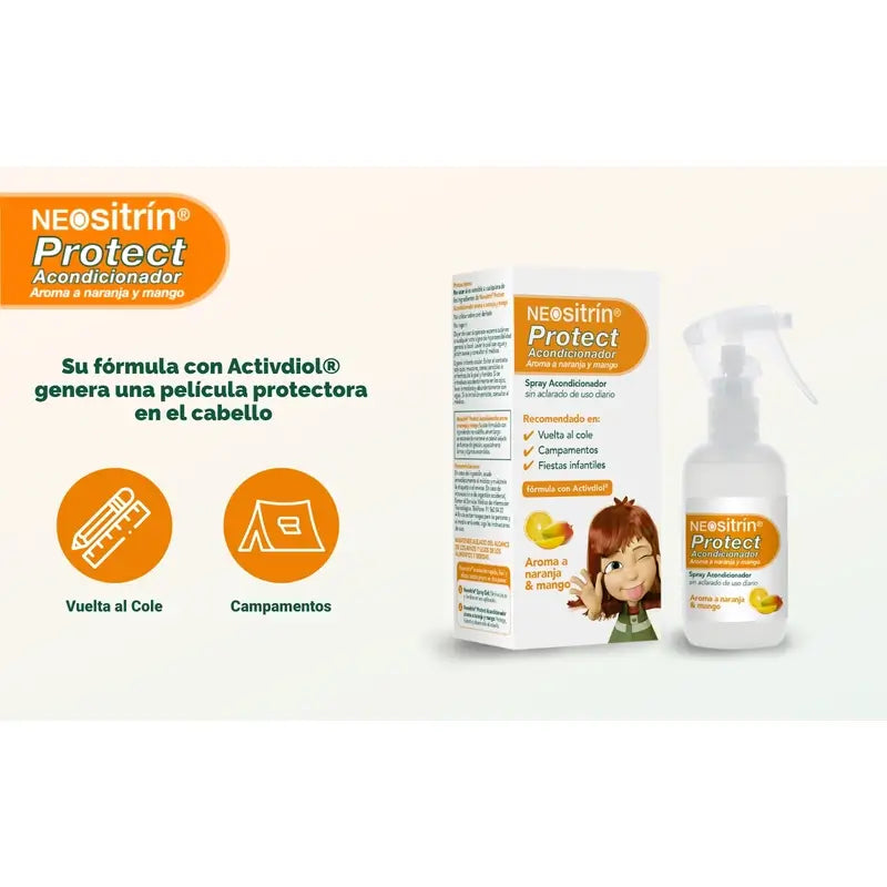 Neositrin Protect Spray Acondicionador Repelente Piojos 200 ml