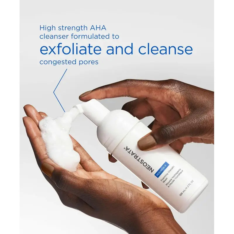 Neostrata Resurface Espuma Limpiadora Facial Exfoliante 20% AHA, 125 ml