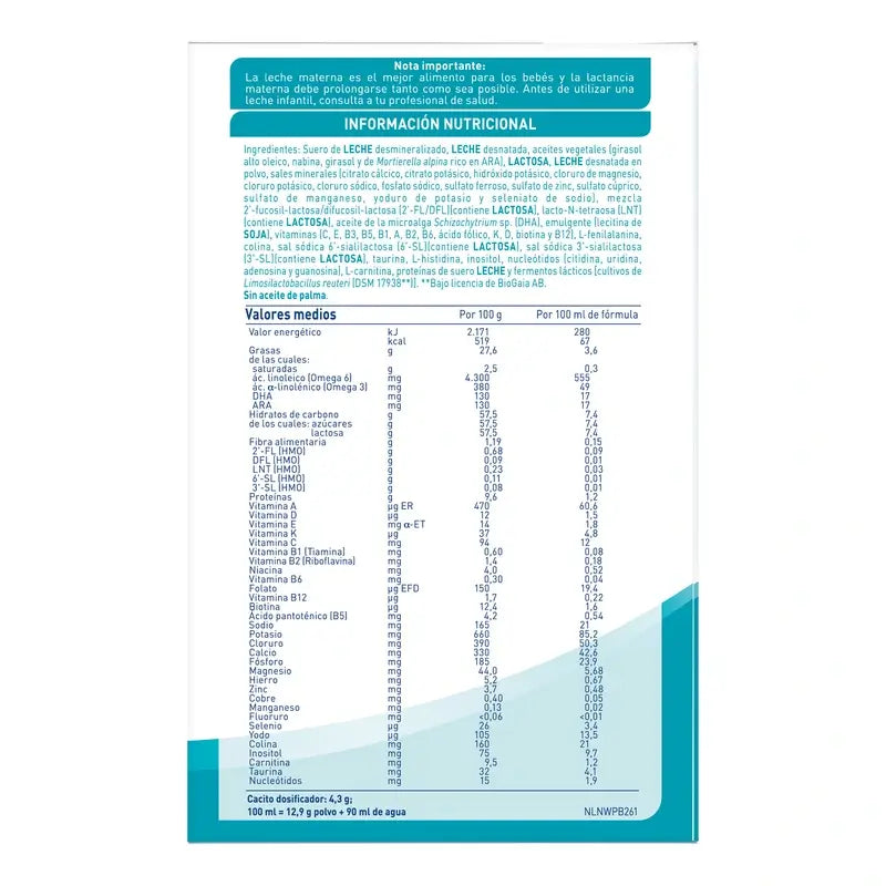 Nestlé Nan Optipro 1 Leche de Inicio, 1200 gr