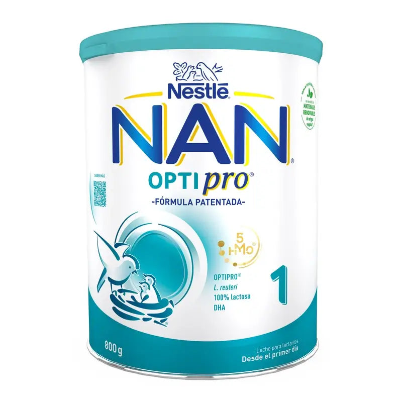 Nestlé Nan Optipro 1 Leche de Inicio, 800 gr