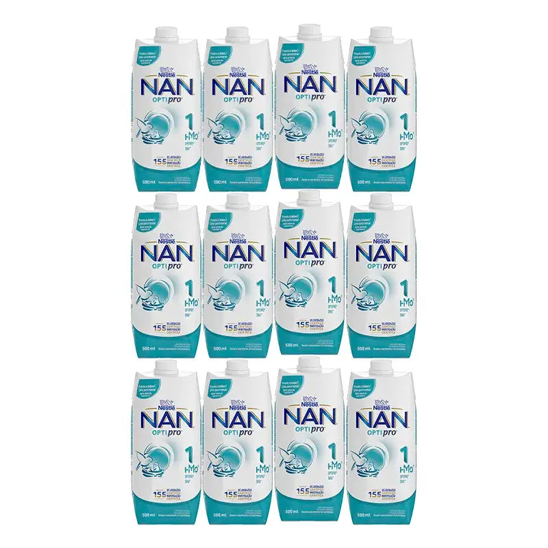 Nestlé Nan Optipro 1 Líquida, 12X500 ml