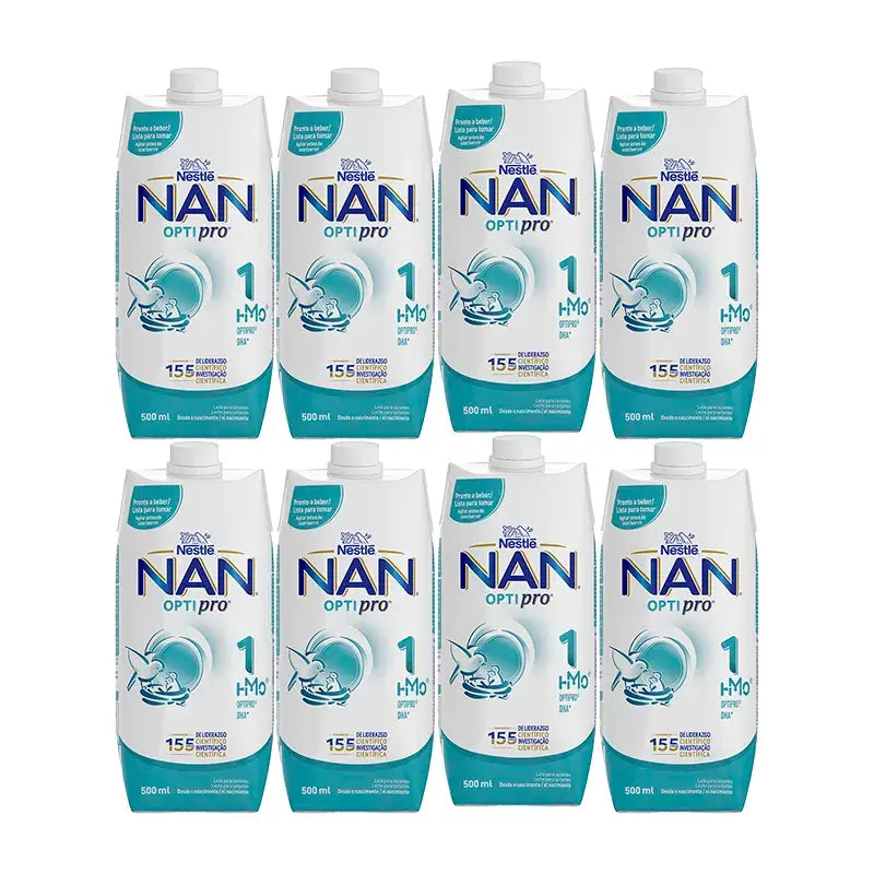 Nestlé Nan Optipro 1 Líquida, 8X500 ml