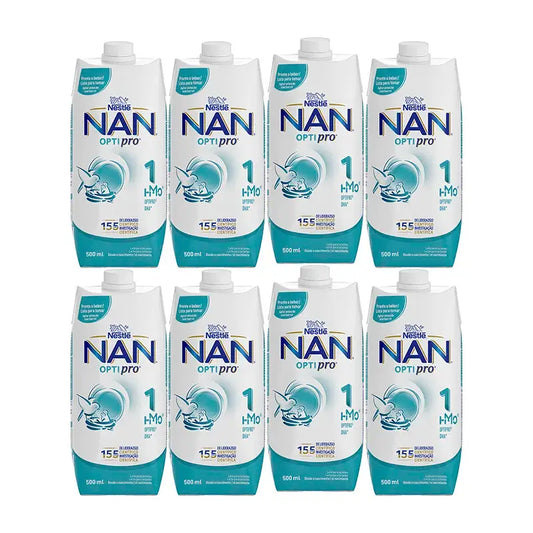 Nestlé Nan Optipro 1 Líquida, 8X500 ml