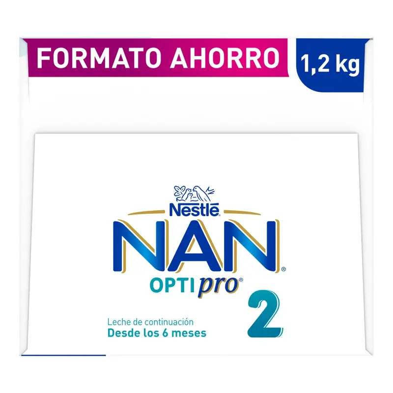 Nestlé Nan Optipro 2 Leche de Continuación, 1200 gr