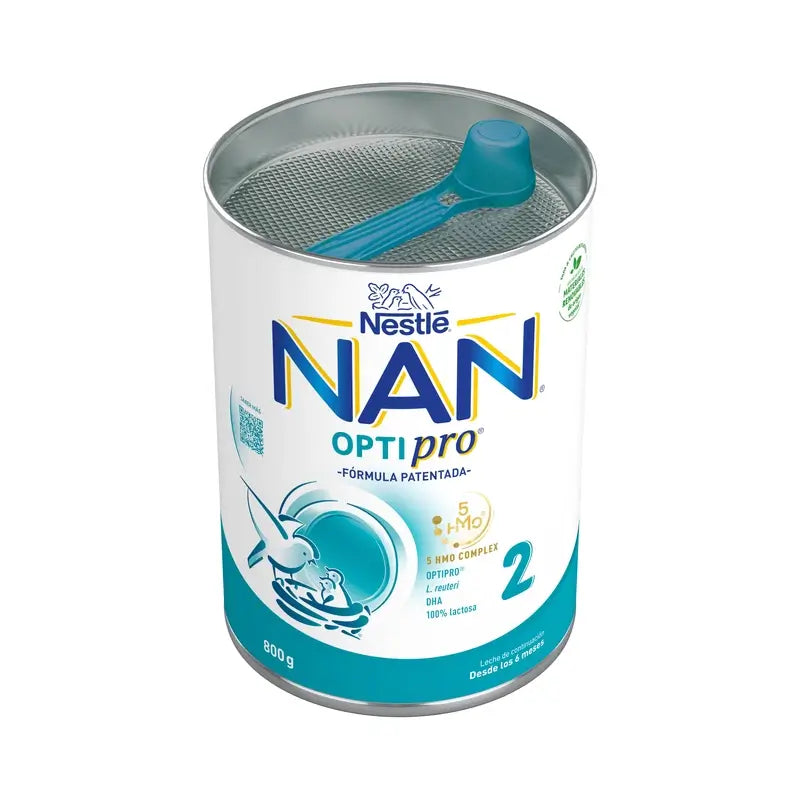Nestlé Nan Optipro 2 Leche de Continuación, 800 gr