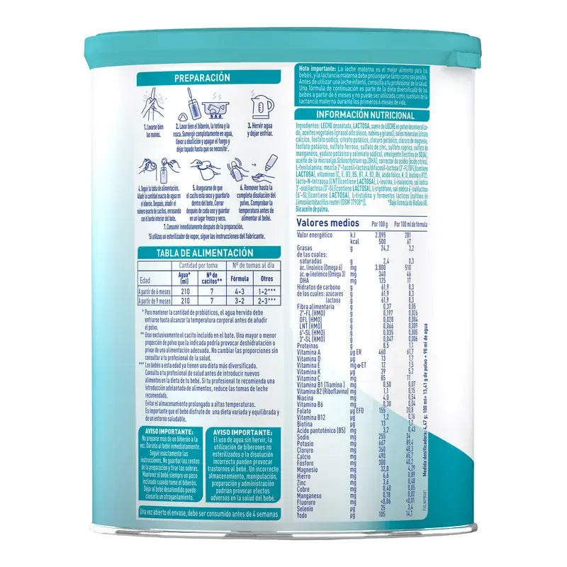 Nestlé Nan Optipro 2 Leche de Continuación, 800 gr