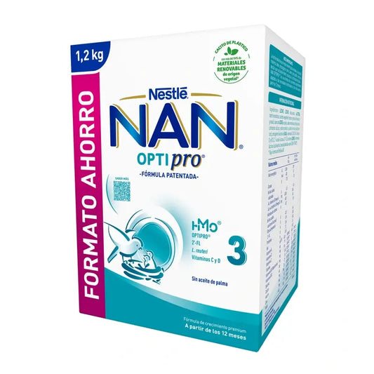 Nestlé Nan Optipro 3 Leche de Crecimiento, 1200 gr