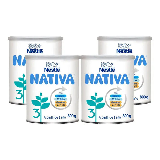 Nestlé Nativa 3, Pack 4 x 800 gr