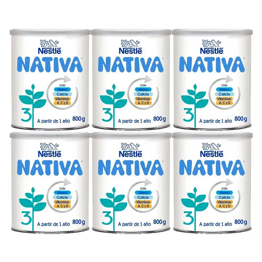 Nestlé Nativa 3, Pack 6 x 800 gr