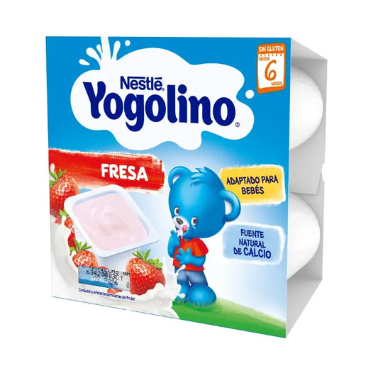 Nestlé Yogolino Fresa, 4X100 gr