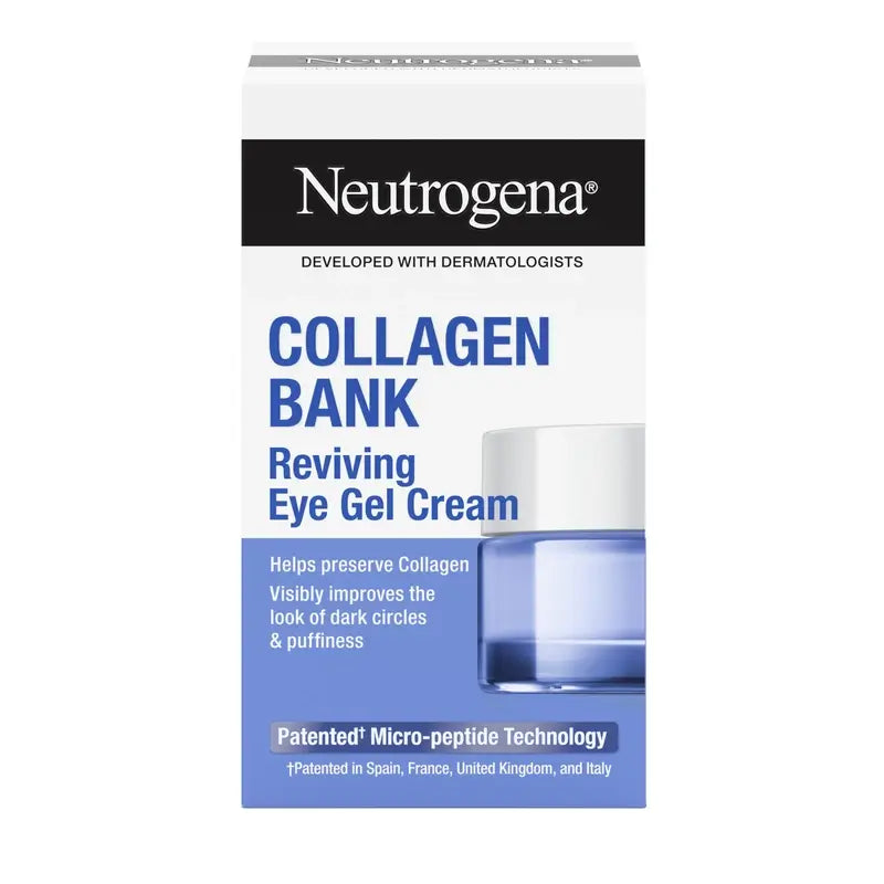 Neutrogena Collagen Bank Contorno De Ojos Revitalizante Crema Gel , 15 ml