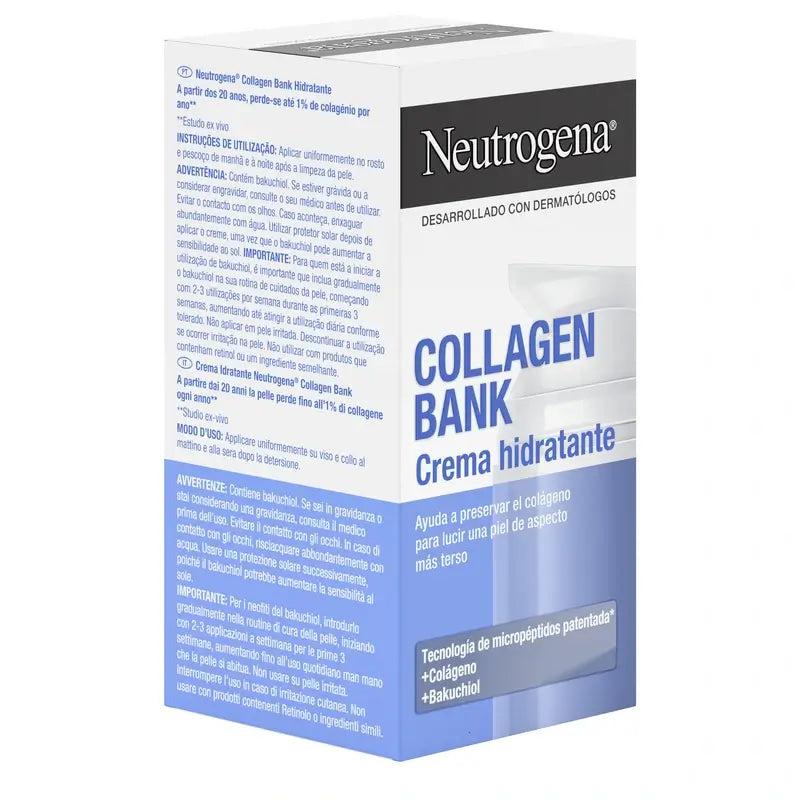 Neutrogena Collagen Bank Crema Hidratante Facial , 50 ml