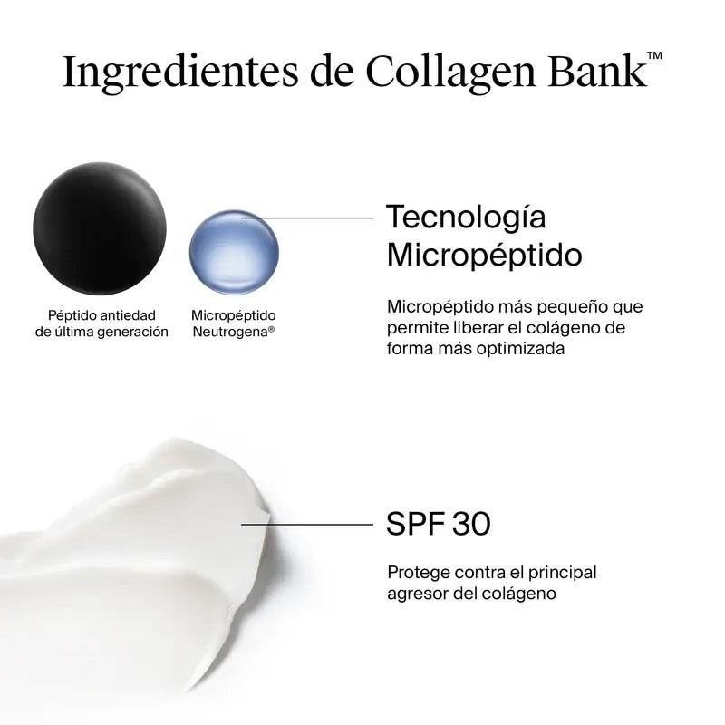 Neutrogena Collagen Bank Crema Hidratante Facial Spf30 , 50 ml