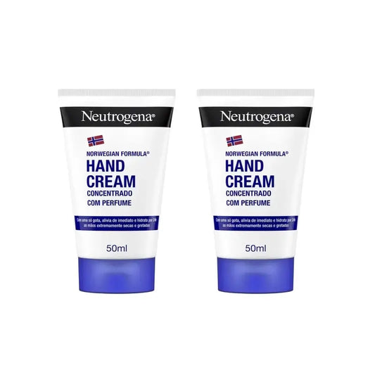 Neutrogena Crema De Manos Concentrada Reparadora Con Perfume, 2X50 Ml