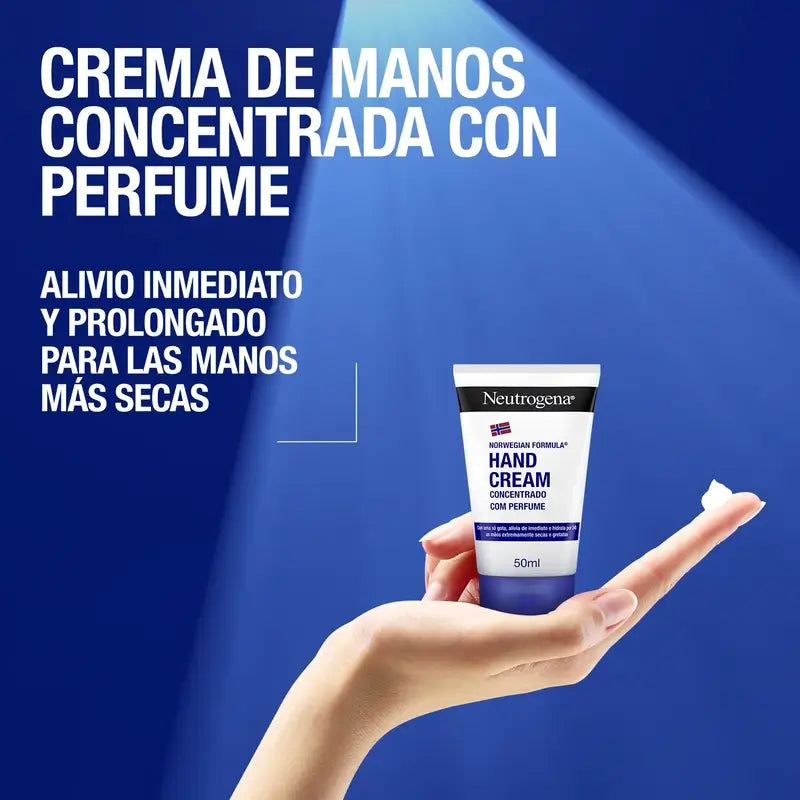 Neutrogena Crema De Manos Concentrada Reparadora Con Perfume, 2X50 Ml