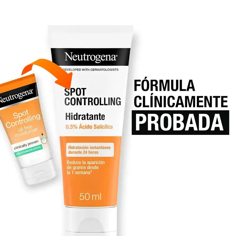 Neutrogena Spot Controlling Crema Hidratante Facial, 50 ml