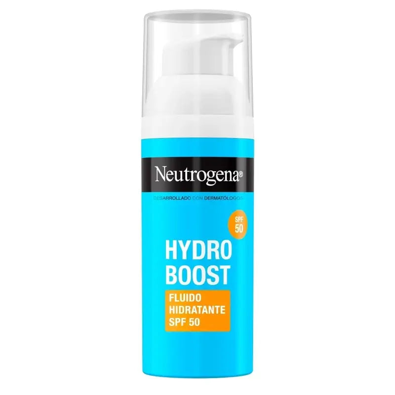 Neutrogena Hydro Boost Crema Fluida Hidratante Facial Spf50, 2X50 Ml