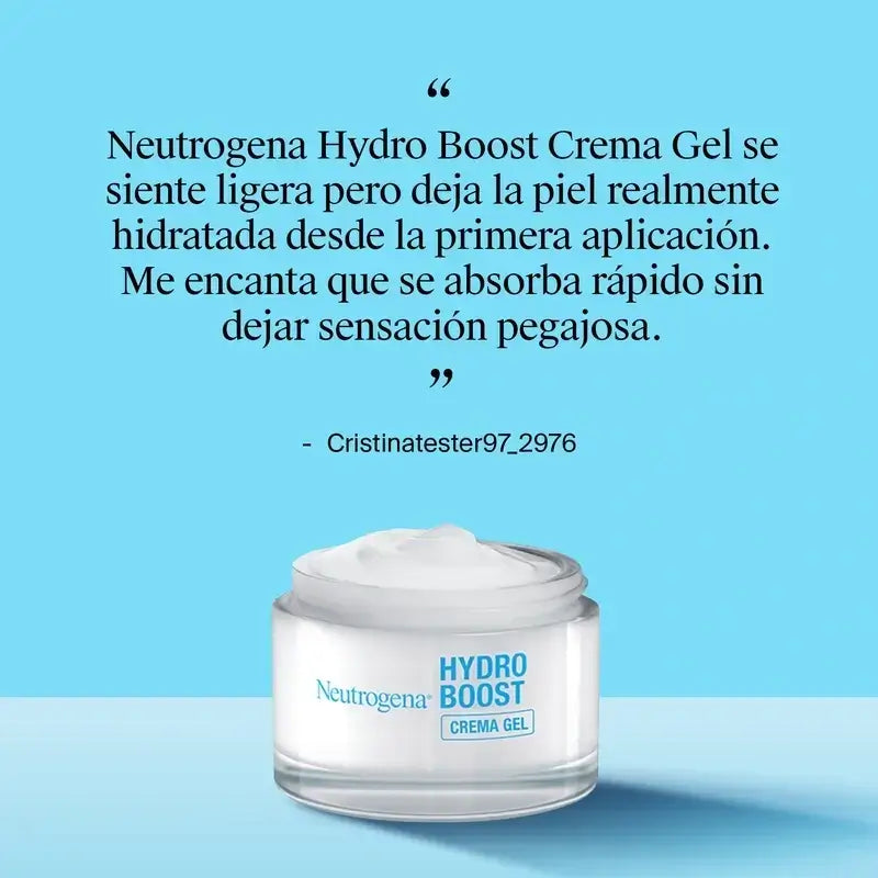 Neutrogena Hydro Boost Crema Gel Facial Hidratante, 2X50 Ml