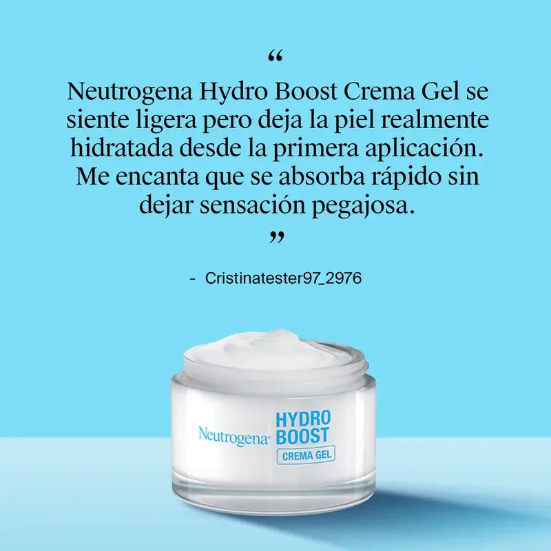 Neutrogena Hydro Boost Crema Gel Facial Hidratante, 50 ml