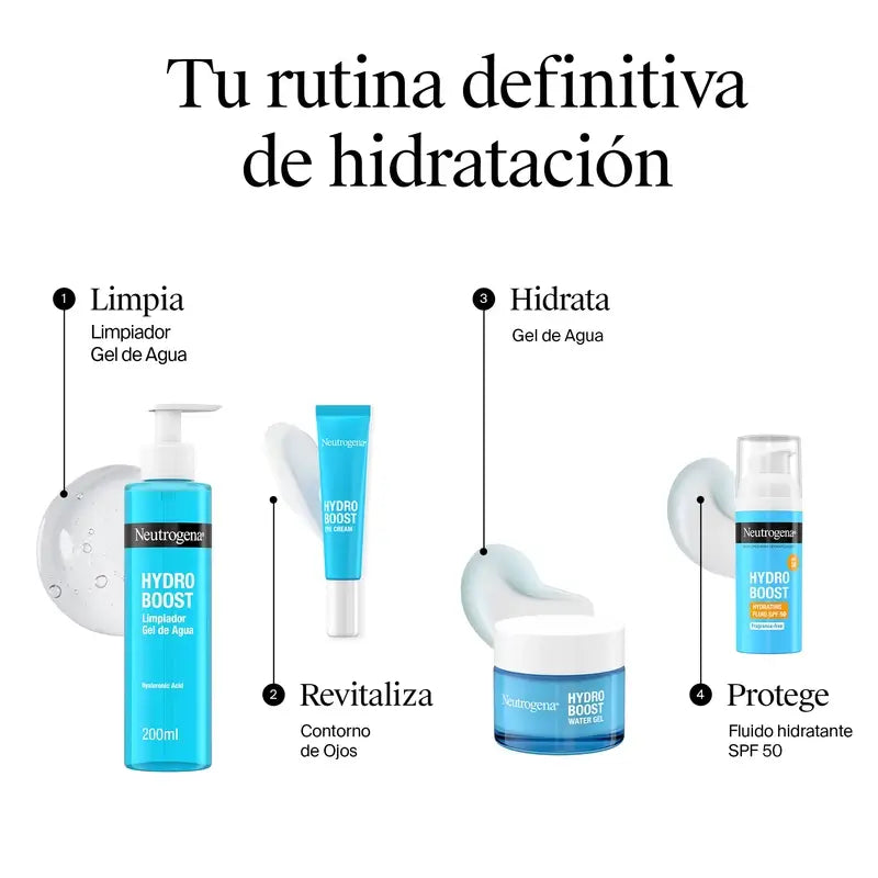 Neutrogena Hydro Boost Crema Fluida Hidratante Facial SPF 50, 50 ml