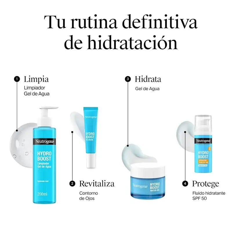Neutrogena Hydro Boost Crema Fluida Hidratante Facial SPF 50, 50 ml