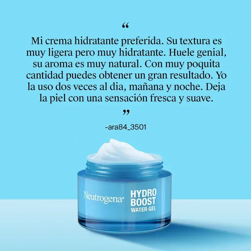 Neutrogena Hydro Boost Gel De Agua Crema Hidratante Facial, 2X50 Ml